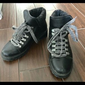 Barneys New York Leather Boots (made in Italy)